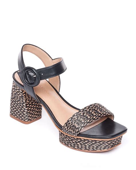 black raffia sandals for women.